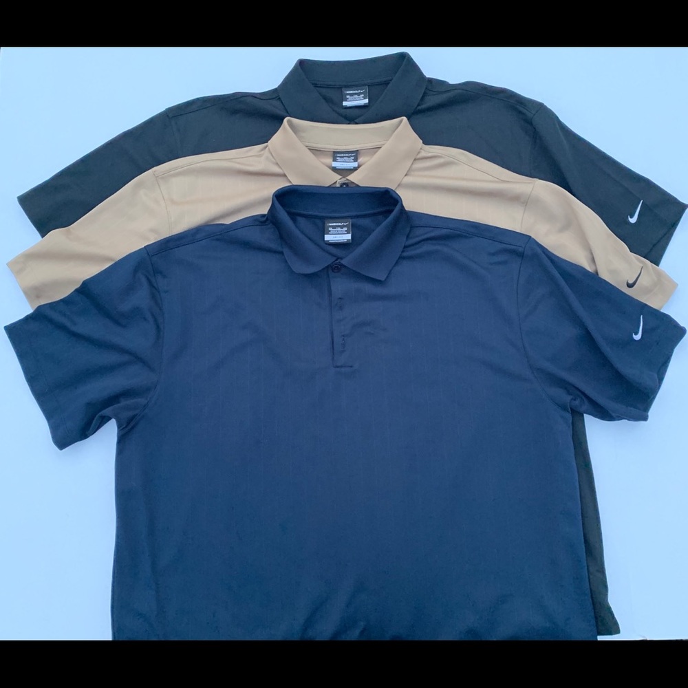 LOT of 3 Nike Golf Polo size XL men’s